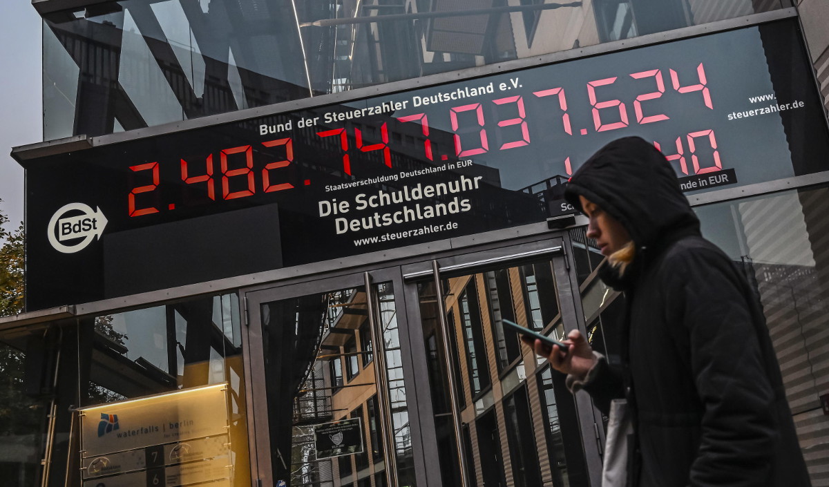 Orologio del debito pubblico a Berlino