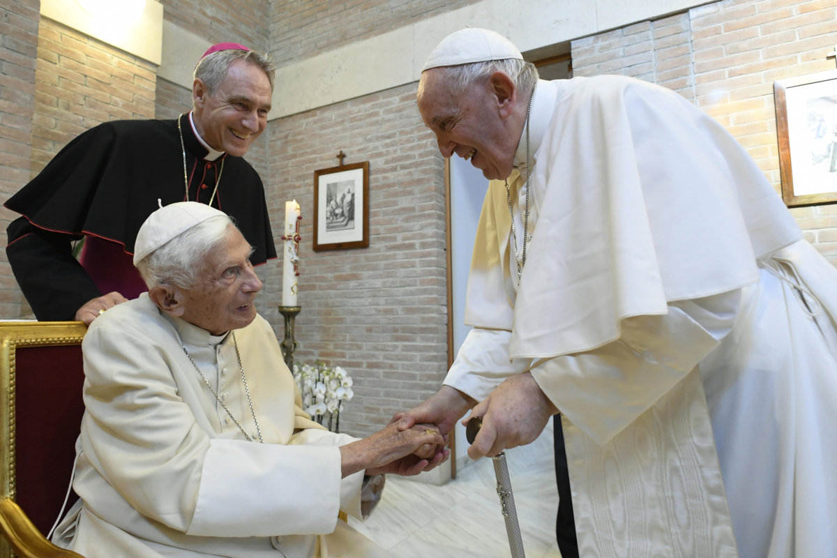 Papa Francesco, Benedetto XVI, monsignor Georg Gaenswein