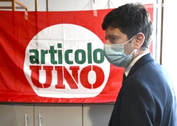 Roberto Speranza, leader di Articolo 1, Genova, 16 maggio 2022 (Ansa)