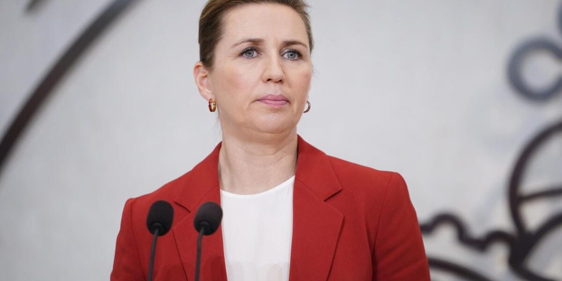 Il primo ministro danese, la socialdemocratica Mette Frederiksen (Ansa)