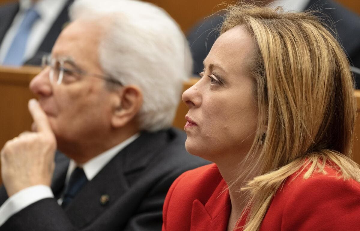 Giorgia Meloni Sergio Mattarella