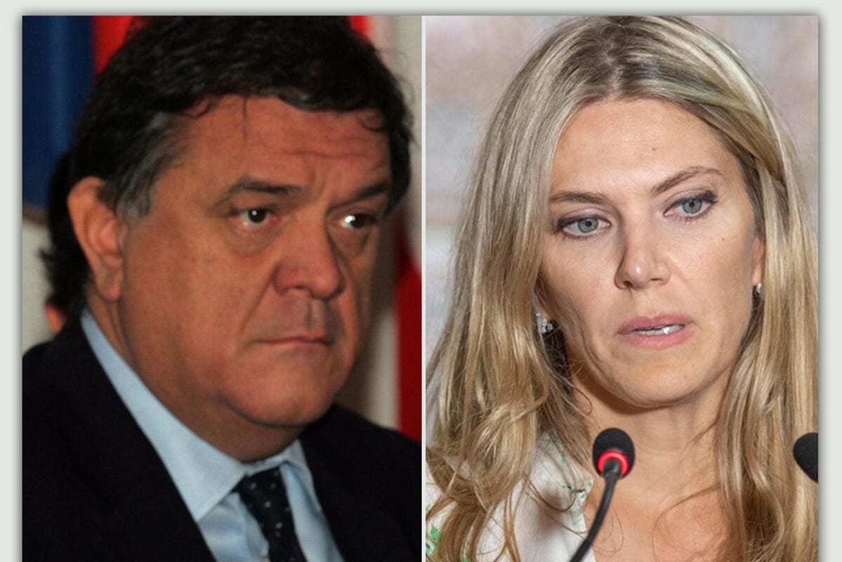 L'ex europarlamentare Antonio Panzeri e l'ex vicepresidente dell'Eurocamera Eva Kaili (Ansa)