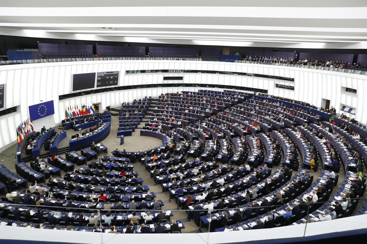 Il Parlamento europeo in sessione plenaria