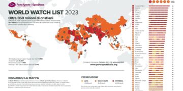 La World Watch List 2023, la mappa dei cristiani perseguitati di Open Doors