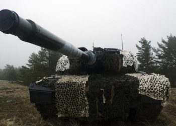 Un Leopard 2 in dotazione alla Danimarca, che non invierà alcun carro armato all'Ucraina