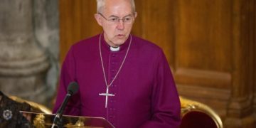 L'arcivescovo di Canterbury Justin Welby, Londra, 28 novembre 2022 (Ansa)
