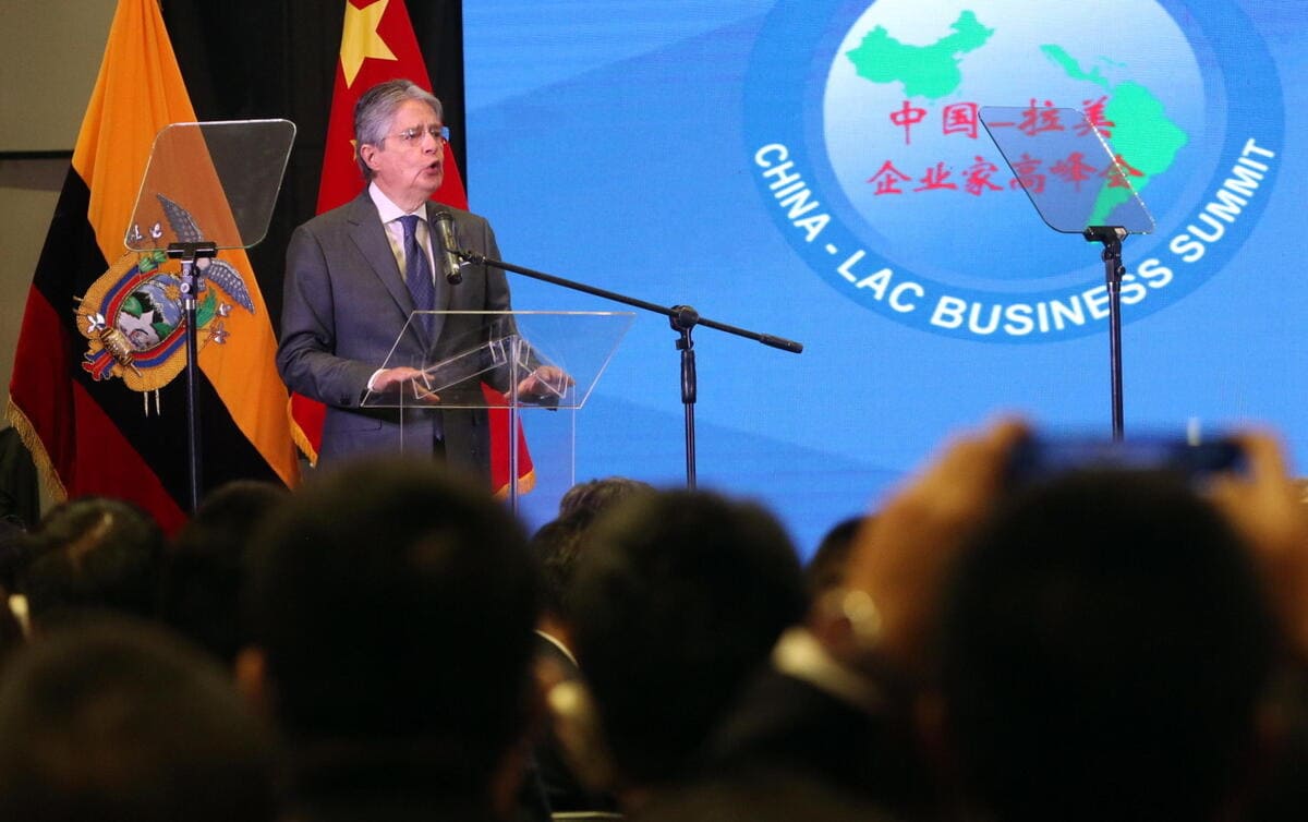 America latina President of Ecuador Guillermo Lasso participates in the inauguration of the China-LAC Business Summit 2022 in Guayaquil, Ecuador