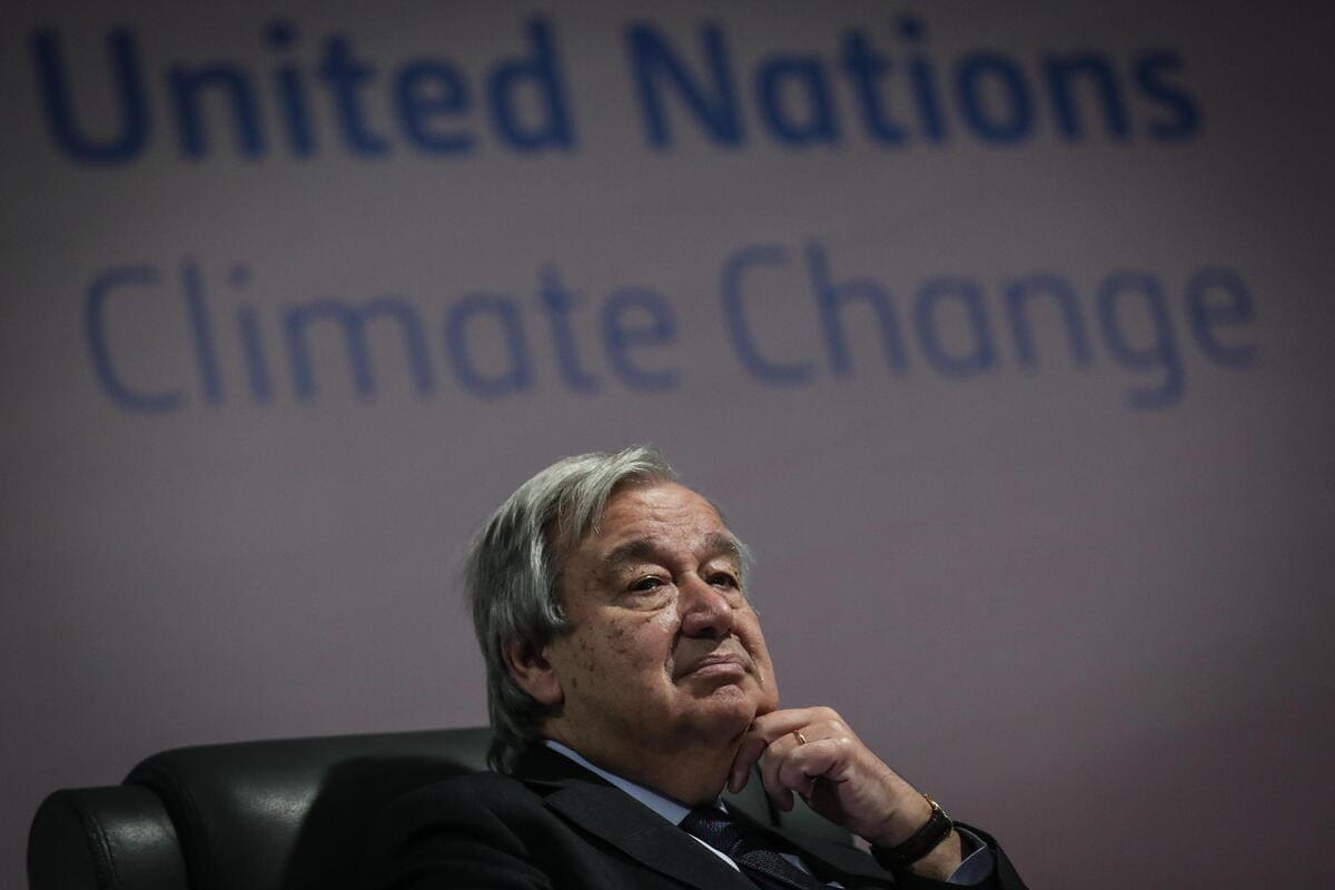 Antonio Guterres Onu Ipcc