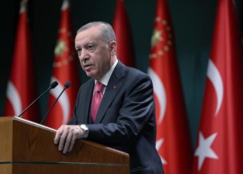 Il presidente turco Recep Tayyip Erdogan, Ankara, 14 marzo 2023 (Ansa)