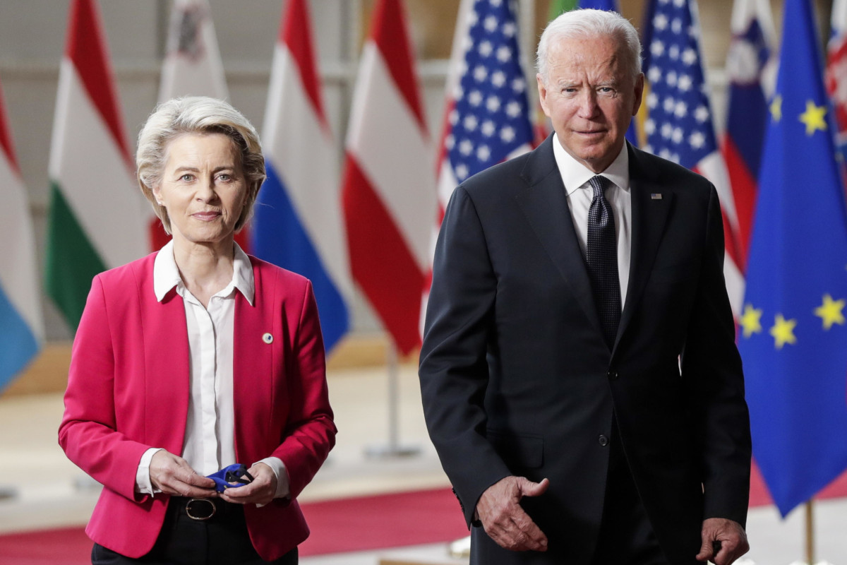 Ursula von der Leyen e Joe Biden
