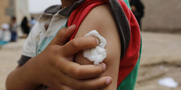Campagna di vaccinazioni anti-difterite in Yemen