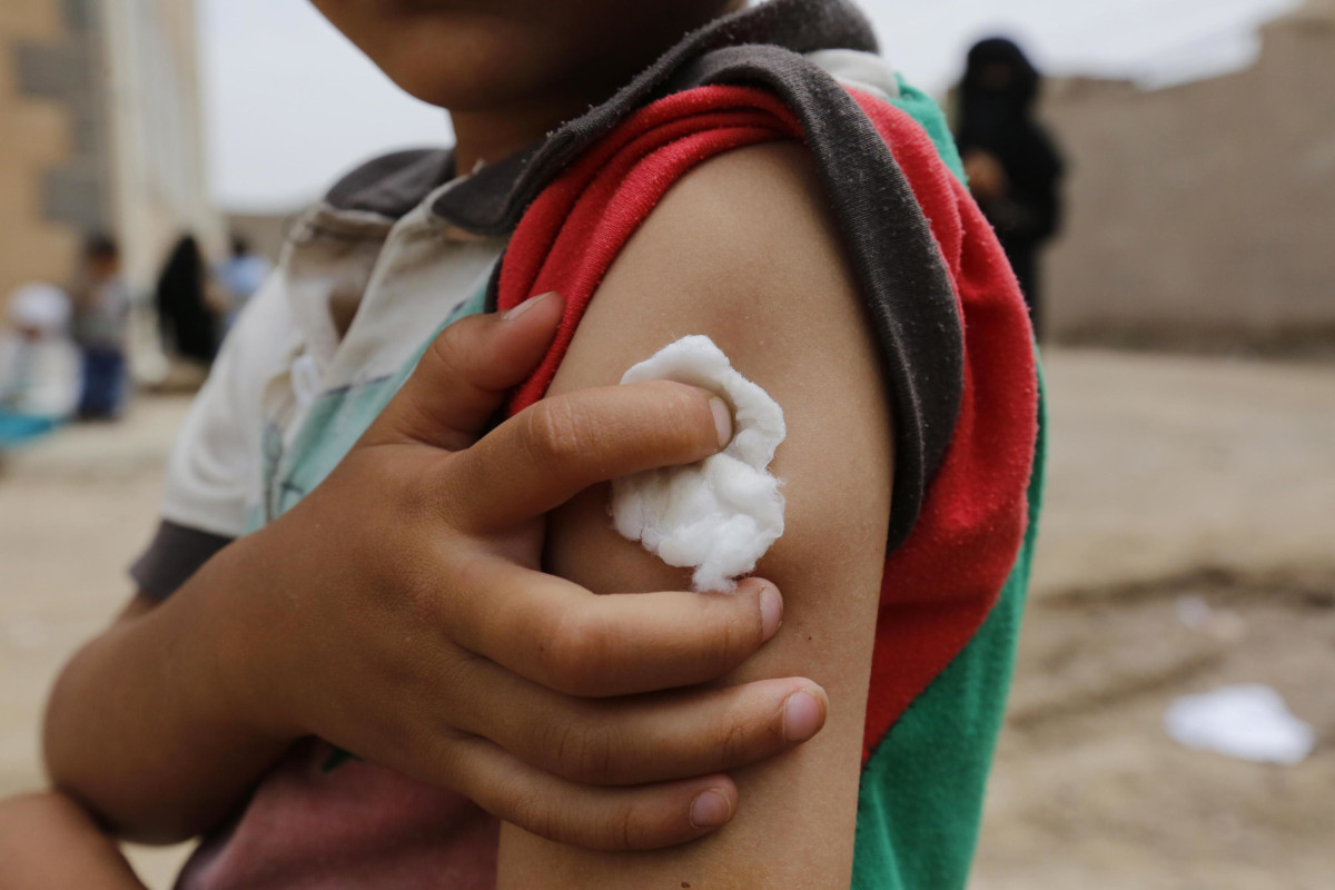 Campagna di vaccinazioni anti-difterite in Yemen