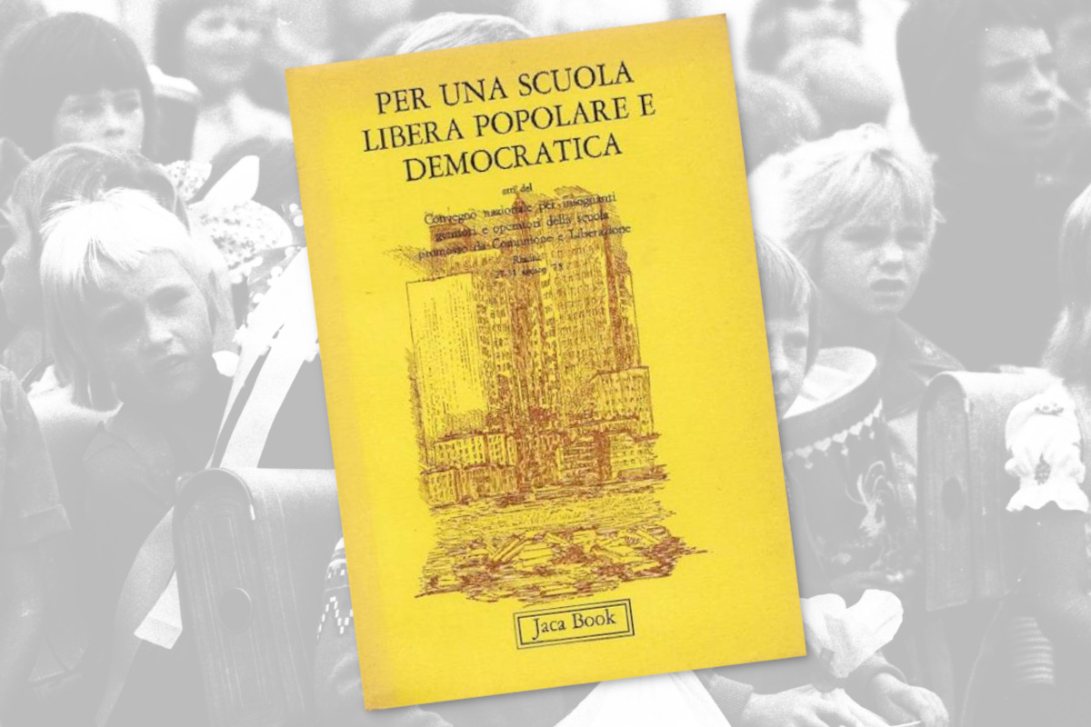 Copertina degli atti del convegno di CL sulla scuola del 1975