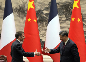 Emmanuel Macron e Xi Jinping a Pechino