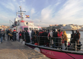 Sbarco di migranti a Lampedusa