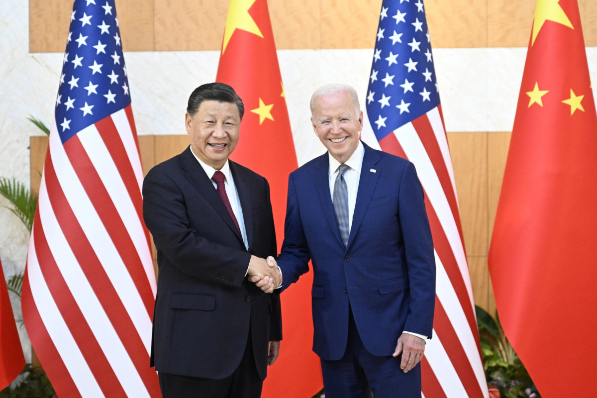 Incontro tra il presidente cinese Xi Jinping e il suo omologo americano Joe Biden a Bali in vista del G20, 14 november 2022