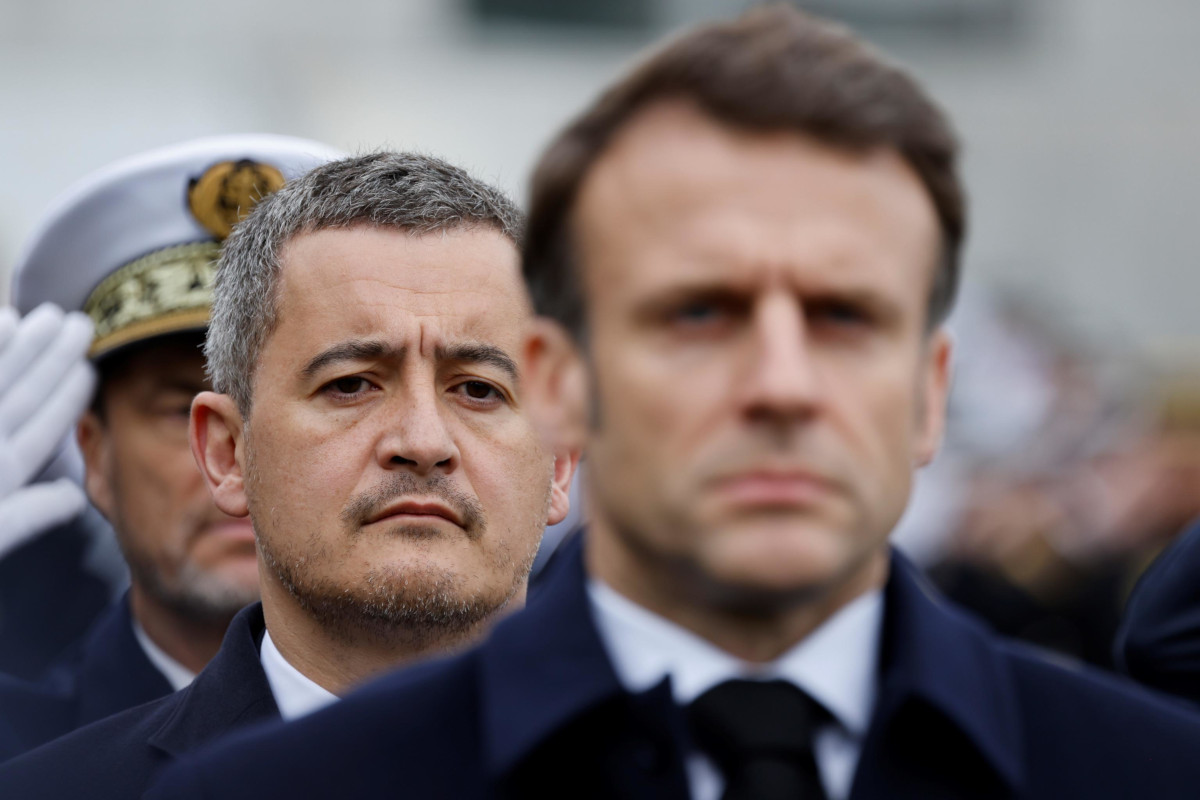 Gérald Darmanin e Emmanuel Macron