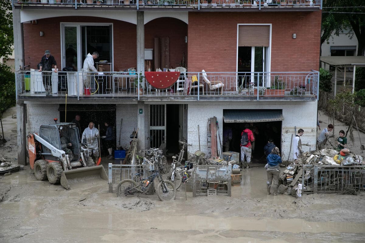 Alluvione in Emilia-Romagna, Faenza, 19 maggio, 2023 (Ansa)
