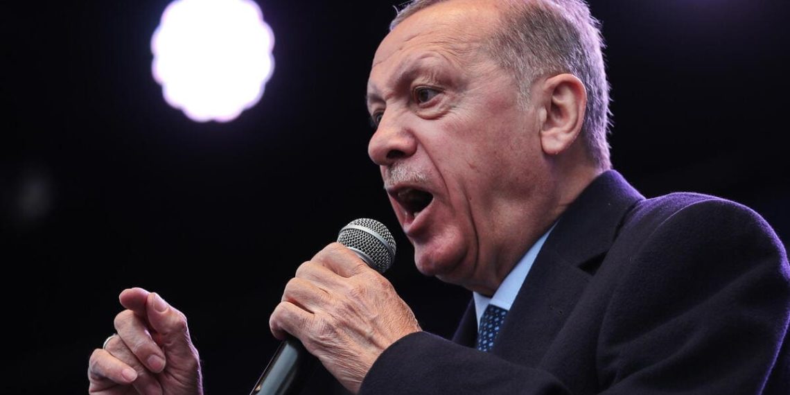Il presidente turco Recep Tayyp Erdogan (Ansa)