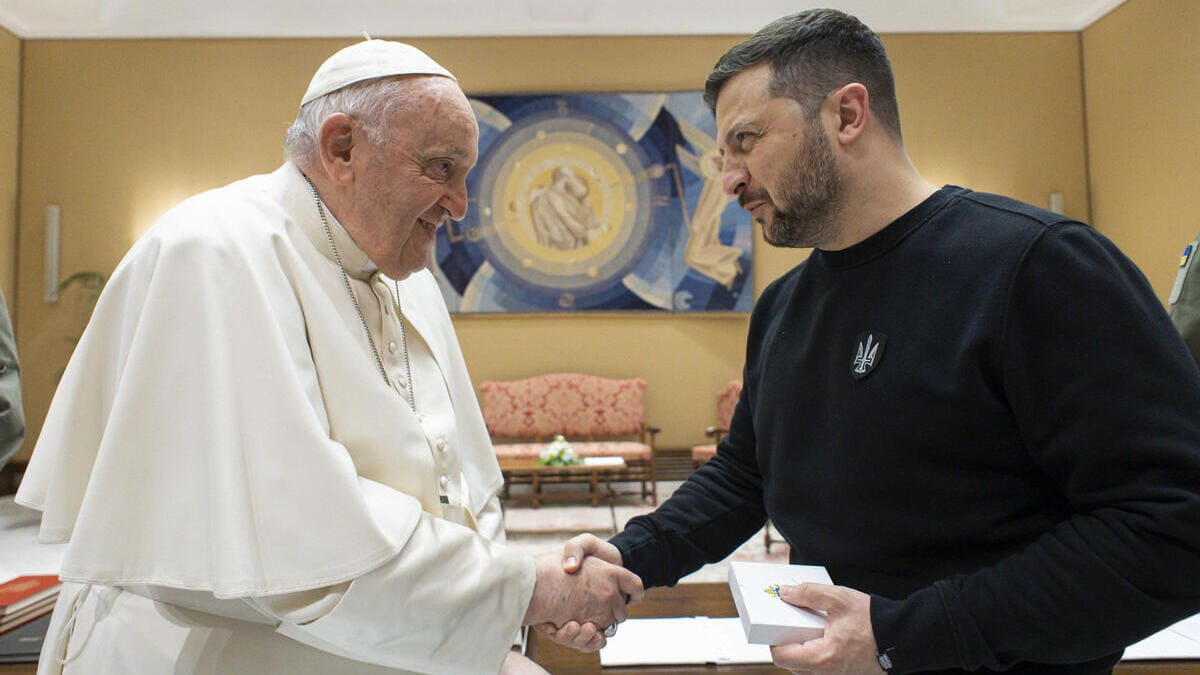 Papa Francesco incontra Volodymyr Zelensky