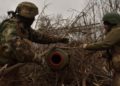 L'esercito dell'Ucraina combatte a Bakhmut