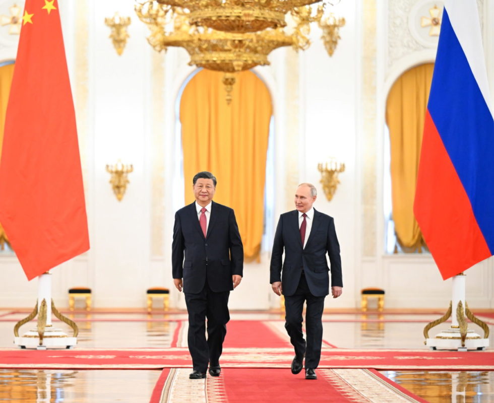 Xi Jinping e Vladimir Putin al Cremlino