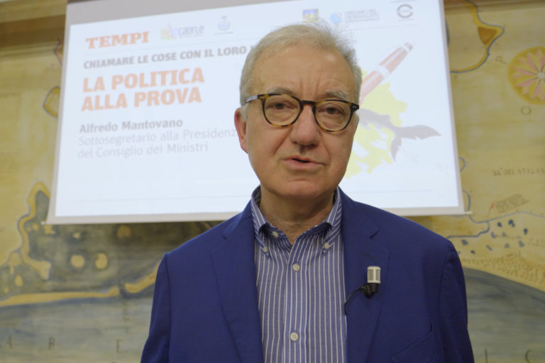 Chiamare le cose con il loro nome in politica. Mantovano alla festa di Tempi