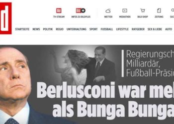 Il titolo della Bild contro Silvio Berlusconi