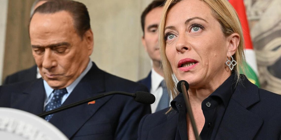 Berlusconi Meloni centrodestra