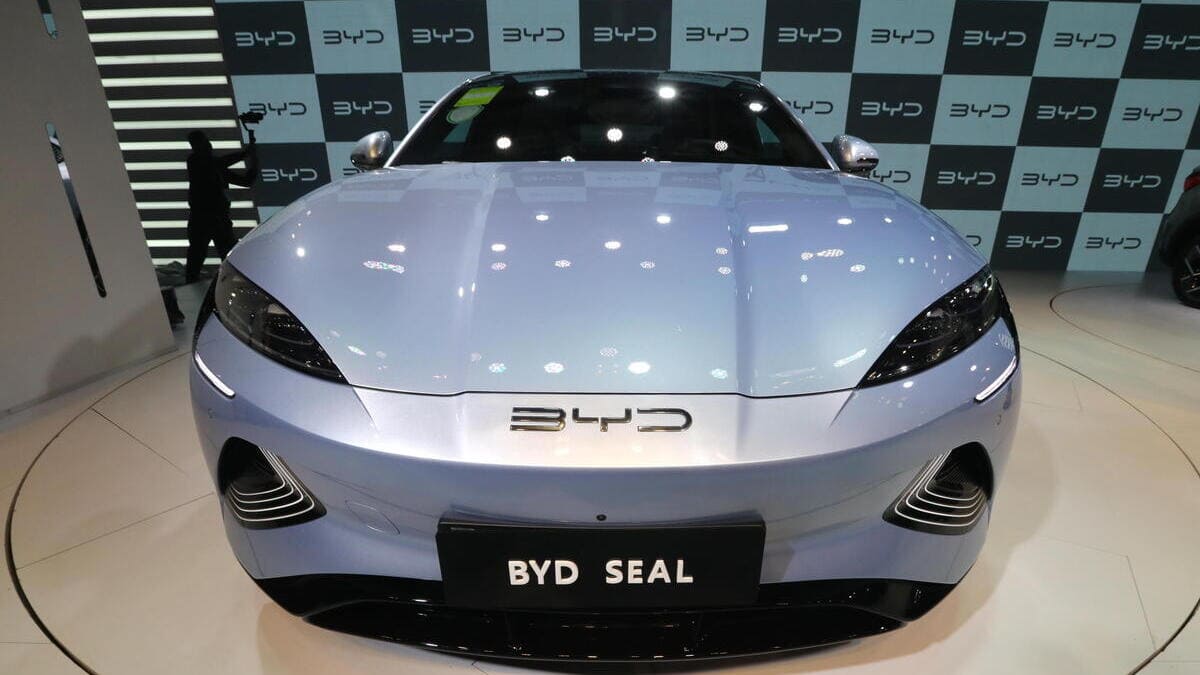 Il nuovo modello di auto elettrica proveniente dalla Cina della Byd