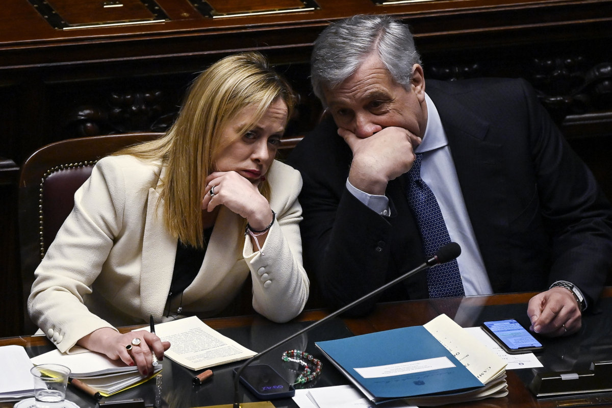 Giorgia Meloni e Antonio Tajani