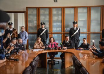 Conferenza stampa in Procura dopo l'arresto di Alessandro Impagnatiello per l'omicidio della fidanzata Giulia Tramontano, 1 giugno 2023 (Ansa)