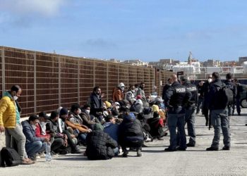 Lampedusa, 14 marzo 2023 (Ansa)