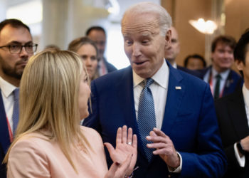 Giorgia Meloni e Joe Biden