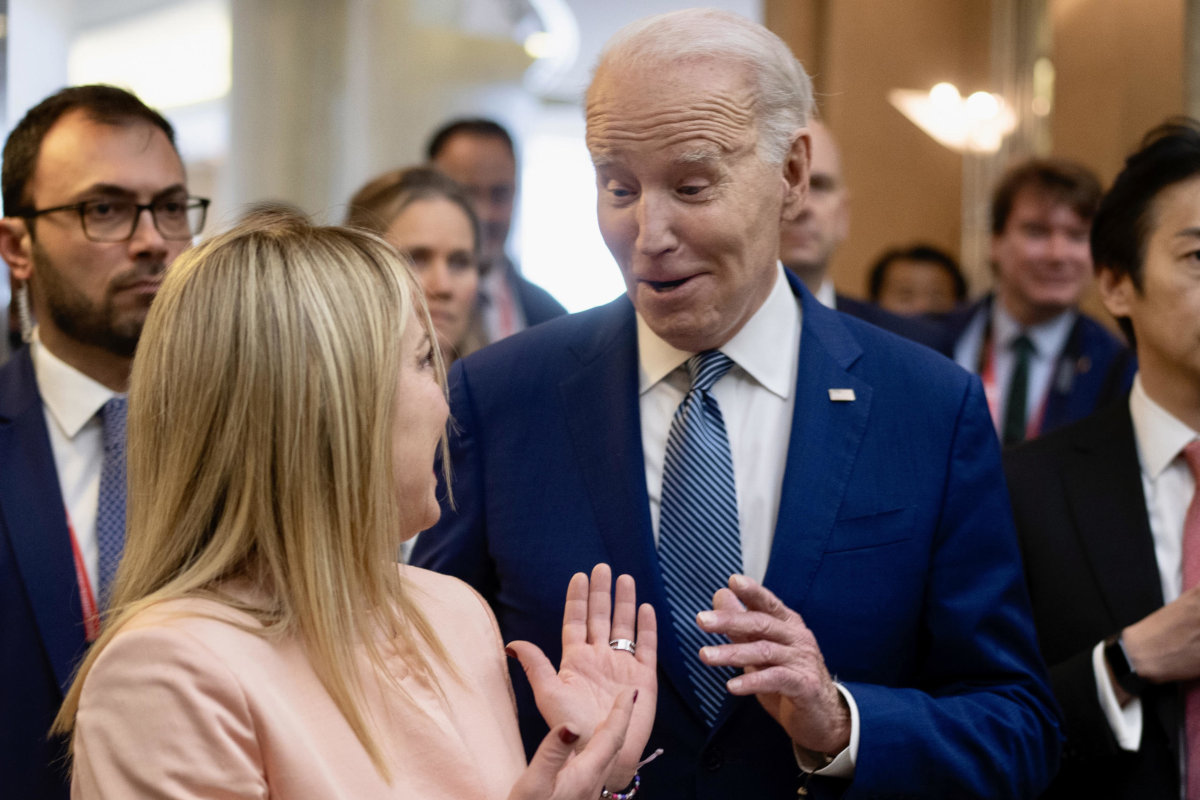 Giorgia Meloni e Joe Biden