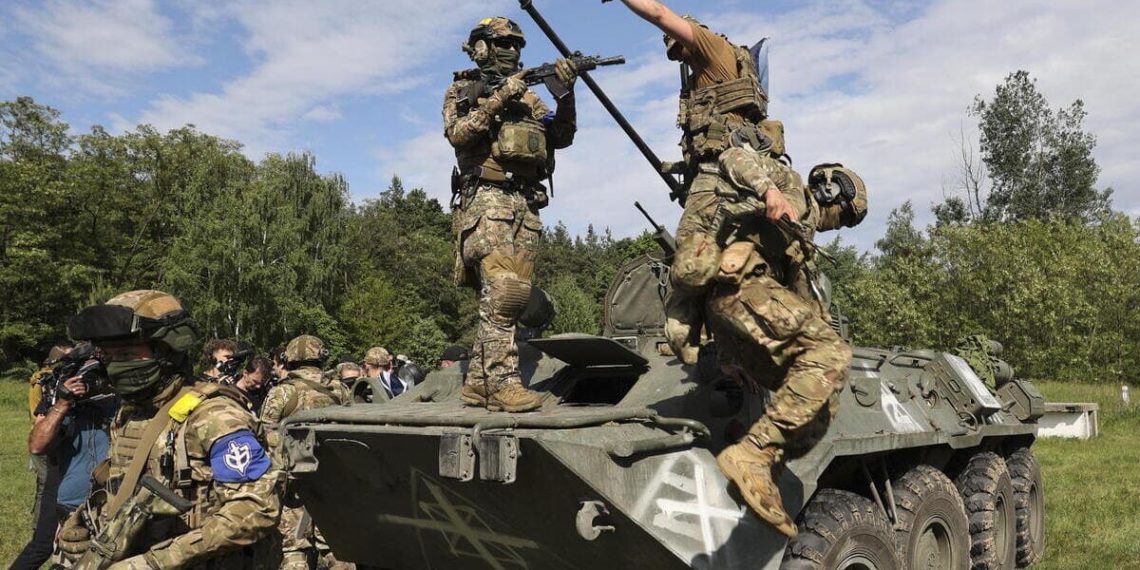 Milizie russe pro Ucraina in azione
