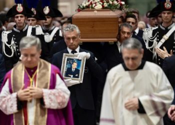 Funerali di Silvio Berlusconi, Duomo di Milano, 14 giugno 2023 (Ansa)
