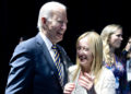 Il presidente americano Joe Biden e la premier Giorgia Meloni al summit Nato di Vilnius, Lituania