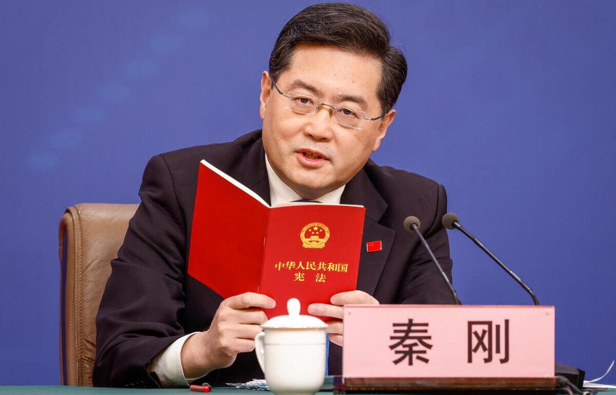 L'ormai ex ministro degli Esteri della Cina, Qin Gang