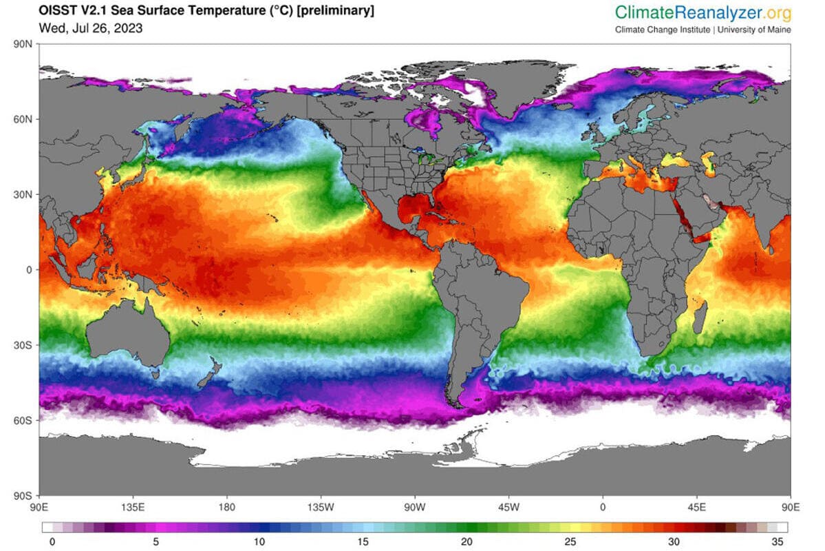 clima ebollizione globale