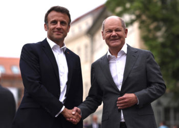 Emmanuel Macron e Olaf Scholz