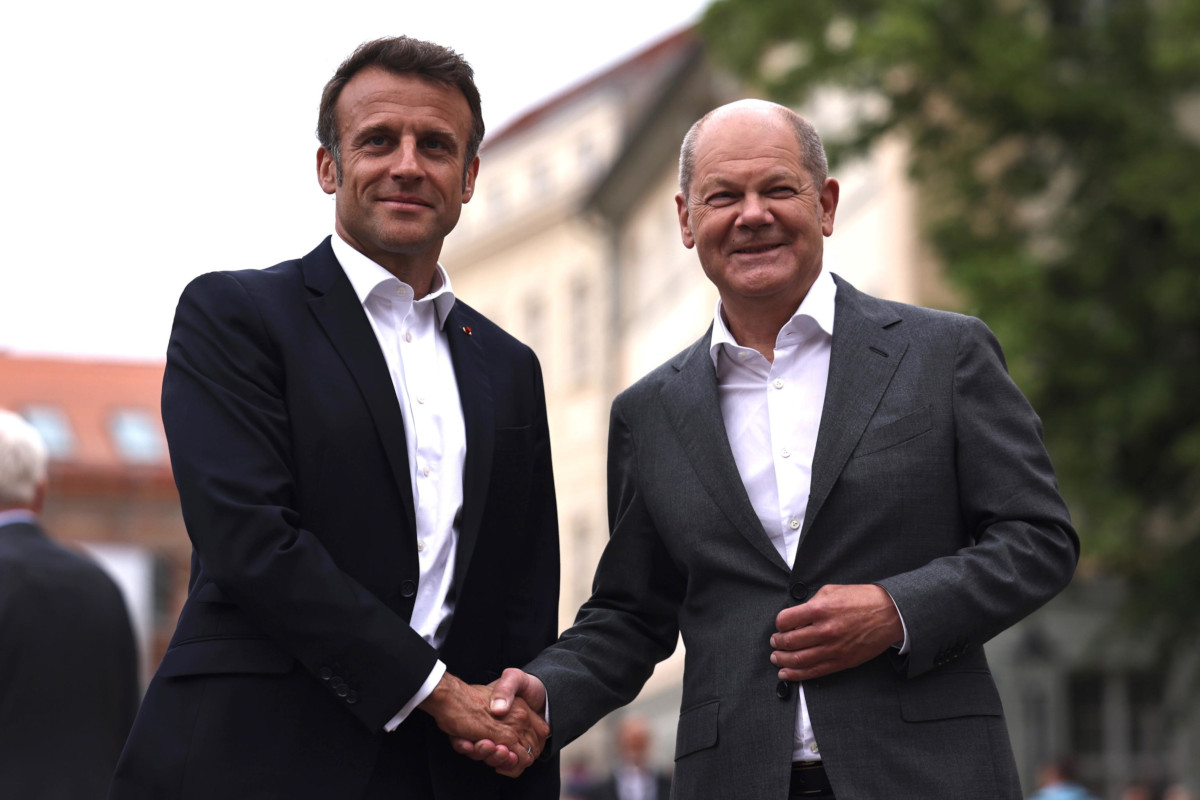 Emmanuel Macron e Olaf Scholz