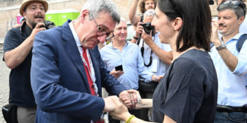 Maurizio Landini con Elly Schlein