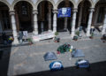 Tende nel cortile dell’università di Torino per protestare contro il caro affitti