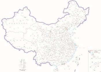 La nuova mappa ufficiale della Cina