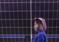Fabbrica di pannelli solari in Cina