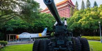 Artillery Battle Memorial Park, a Taipei, Taiwan (foto Ansa)