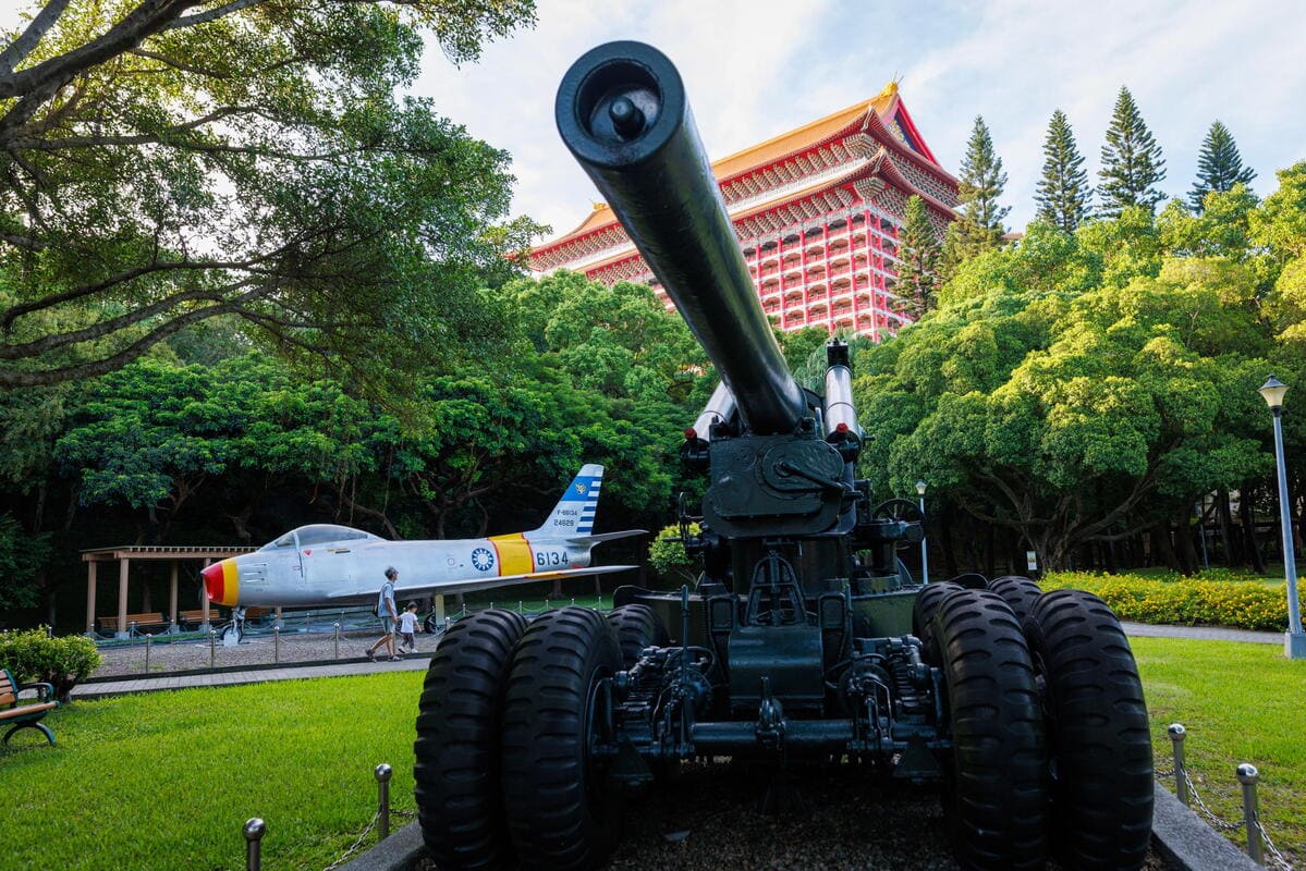 Artillery Battle Memorial Park, a Taipei, Taiwan (Ansa)