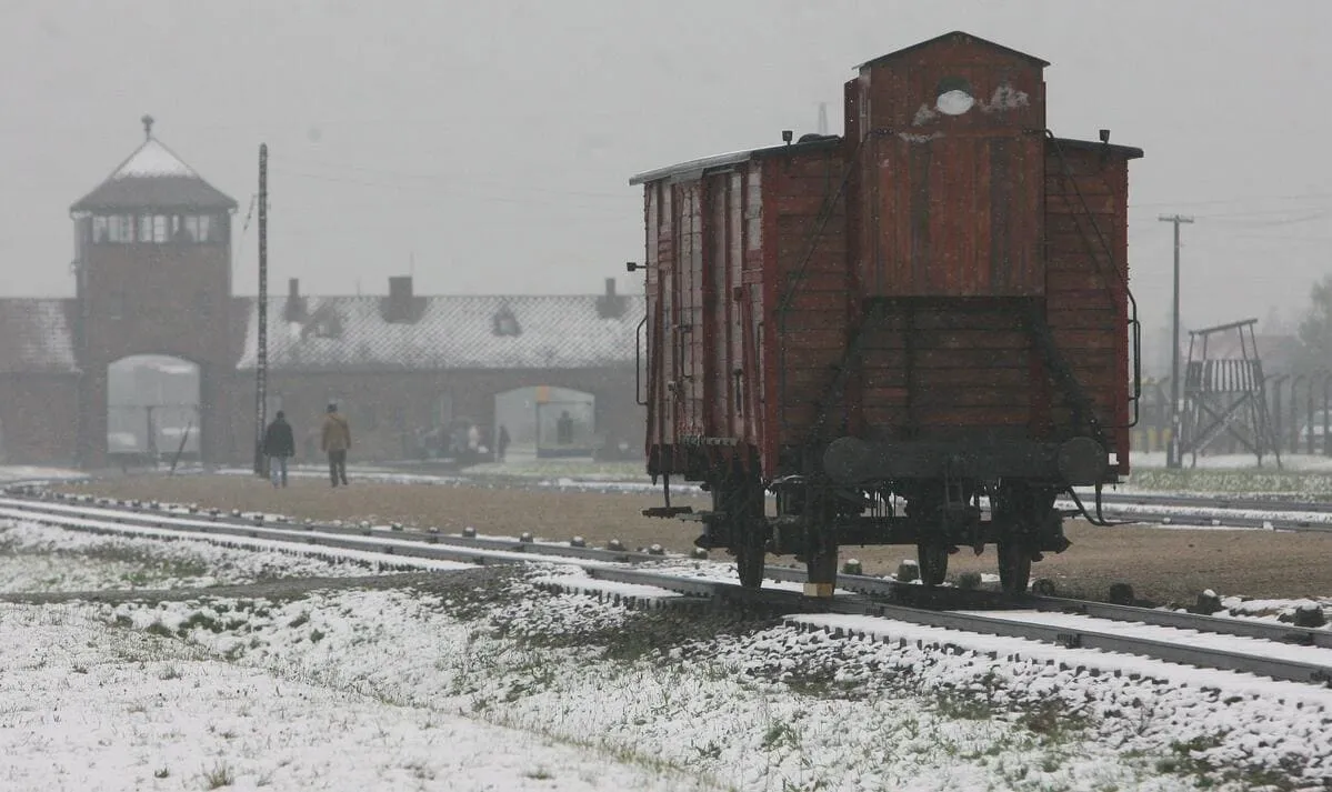 Campo di concentramento di Auschwitz-Birkenau, Polonia (Ansa)