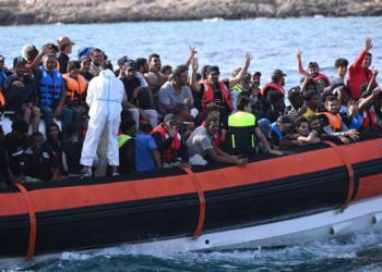 Lampedusa, 18 settembre 2023 (Ansa)